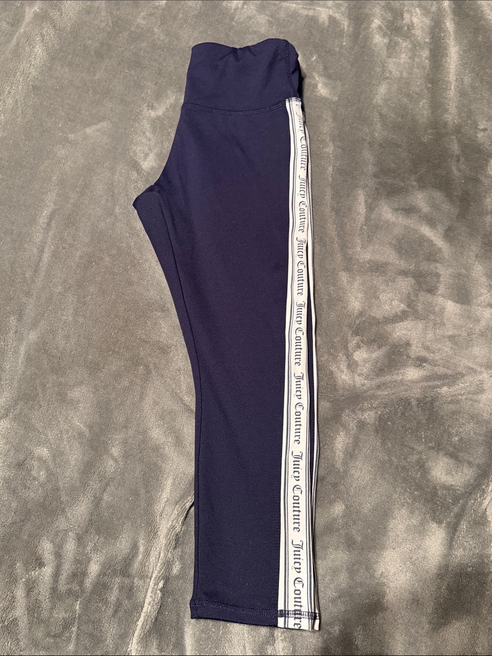 Juicy Couture Navy Leggings with White Branded Side Tape